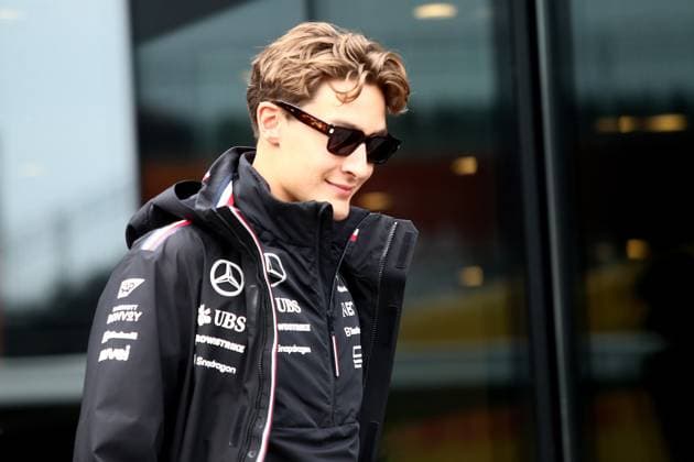 22.08.2024, xsvx, Motorsport FIA Formel 1, Großer Preis der Niederlande 2024 emspor, v.l. George Russell (Mercedes AMG Petronas) Startnummer 63 (FIA REGULATIONS PROHIBIT ANY USE OF PHOTOGRAPHS as IMAGE SEQUENCES and or QUASI-VIDEO) Zandvoort