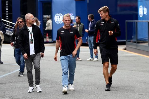 22.08.2024, xsvx, Motorsport FIA Formel 1, Großer Preis der Niederlande 2024 emspor, v.l. Kevin Magnussen (MoneyGram Haas F1 Team) Startnummer 20 (FIA REGULATIONS PROHIBIT ANY USE OF PHOTOGRAPHS as IMAGE SEQUENCES and or QUASI-VIDEO) Zandvoort