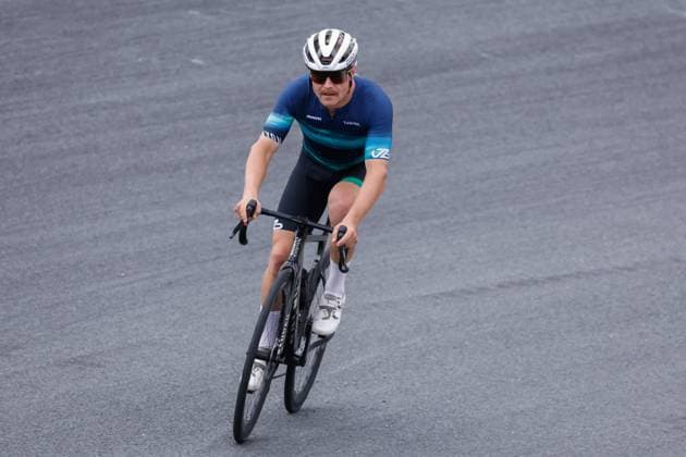 Valtteri Bottas of Finland and Stake F1 Team Kick Sauber on his bike during previews ahead of the F1 Grand Prix of Netherlands at Circuit Park Zandvoort on August 22, 2024 in Zandvoort, Netherlands. Defodi-704_MTB20240822F1ZandvoortDag1352519