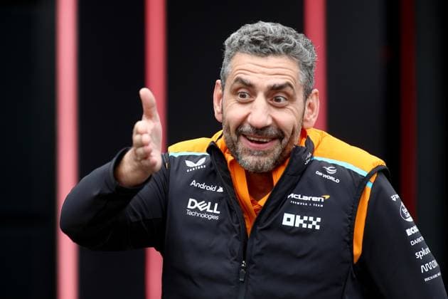 22.08.2024, xsvx, Motorsport FIA Formel 1, Großer Preis der Niederlande 2024 emspor, v.l. Teamchef Andrea Stella (McLaren F1 Team) (FIA REGULATIONS PROHIBIT ANY USE OF PHOTOGRAPHS as IMAGE SEQUENCES and or QUASI-VIDEO) Zandvoort