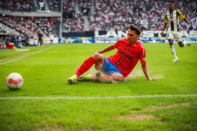 SOCCER - UEFA EL, LASK vs Bukarest LINZ,AUSTRIA,22.AUG.24 - SOCCER - UEFA Europa League, qualification, Linzer ASK vs FCSB Bukarest. Image shows Risto Radunovic (Bukarest).  GEPAxpictures xManuelxBinder