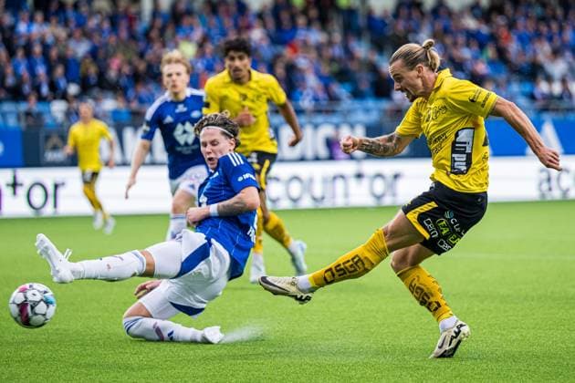 240822 Niklas Hult of Elfsborg during the UEFA Europa League play-off match between Molde and Elfsborg on August 22, 2024 in Molde. Photo: Marius Simensen BILDBYRAN COP 238 bbeng elfsborg football fotball fotboll molde play-off uefa europa league Copyright: MARIUSxSIMENSEN BB240822BB195