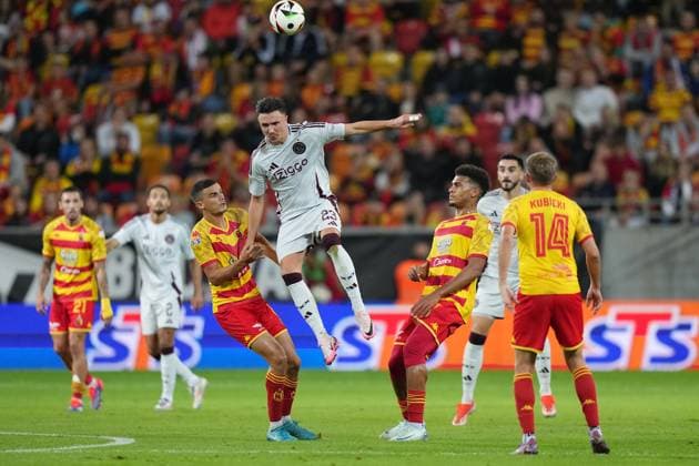 BIALYSTOK, 22-08-2024, Bialystok City Stadium, football, UEFA Europa League Play Offs, season 2024 2025, Jagiellonia Bialystok - Ajax. Ajax player Steven Berghuis Jagiellonia Bialystok - Ajax  x26087931x Copyright: