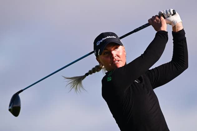 Charley Hull on the 16th Tee AIG Women s Open, Day Two, Golf, St. Andrews, Scotland, UK - 23 Aug 2024  Copyright: xGreigxCowie Shutterstockx 14655508h