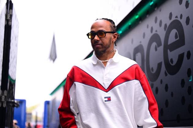 F1 Grand Prix Of Netherlands - Practice Lewis Hamilton of Mercedes-AMG Petronas F1 Team arrives in the paddock during free practice of the Dutch GP, the 15th round of the Formula 1 World Championship, WM, Weltmeisterschaft in Circuit Zandvoort, Zandvoort, North Holland, Netherlands, on August 23, 2024. Zandovort North Holland Netherlands  Copyright: xAndreaxDiodatox originalFilename:diodato-notitle240814_npWx5.jpg
