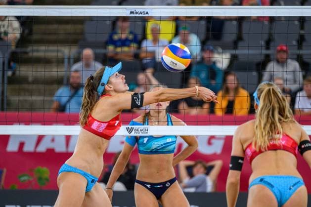 Beach Pro Tour - Elite 16 Hamburg, 23.08.2024 Tanja Hüberli (SUI); Beach Pro Tour - Elite 16, Hamburg, Stadion Am Rothenbaum am 23.08.2024 Copyright: xBEAUTIFULxSPORTS PeterxWeberx