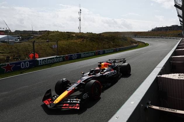 F1 Grand Prix Of The Netherlands 2024 Practice 1 Max Verstappen of Red Bull Racing during first practice ahead of the Formula 1 Grand Prix of The Netherlands at Circuit Zandvoort in Zandvoort, Netherlands on August 23, 2024. Zandvoort Netherlands  Copyright: xJakubxPorzyckix originalFilename:porzycki-f1grandp240823_nplke.jpg