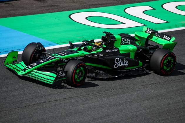 97 SHWARTZMAN Robert (rus), Scuderia Ferrari Reserve Driver, Stake F1 Team Kick Sauber C44, action during the Formula 1 Heineken Dutch Grand Prix 2024, 15th round of the 2024 Formula One World Championship, WM, Weltmeisterschaft from August 23 to 25, 2024 on the Circuit Zandvoort, in Zandvoort, Netherlands - F1 - DUTCH GRAND PRIX 2024 DPPI Panoramic  240823_R15_OLANDA_DP_XB3_2940