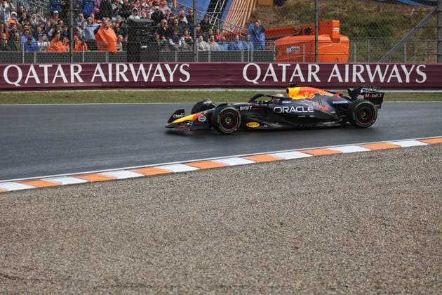 FORMULA 1 HEINEKEN DUTCH GRAND PRIX 2024 23.08.2024, Circuit Park Zandvoort, Zandvoort, FORMULA 1 HEINEKEN DUTCH GRAND PRIX 2024 , im Bild Dreher von Max Verstappen (NLD), Oracle Red Bull Racing