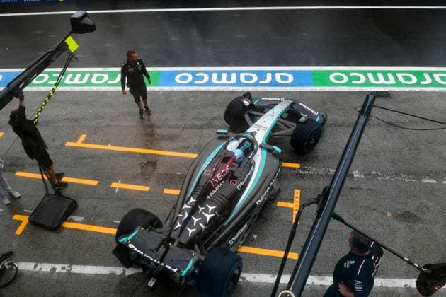 Formel 1 GP Zandvoort Holland. Freitag, 23.08.2024 George Russell 63, Mercedes-AMG Petronas F1 Team; Formel 1 GP Zandvoort Holland. Freitag, 23.08.2024 Copyright: xBEAUTIFULxSPORTS Erlhofx