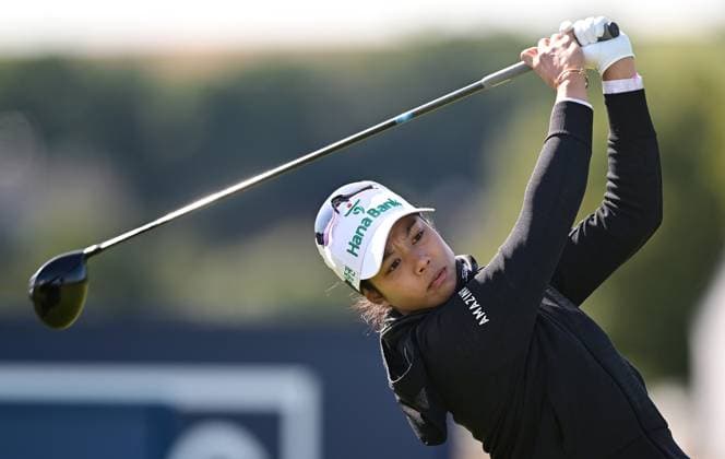 Patty Tavatanakit on the 3rd Tee AIG Women s Open, Day Two, Golf, St. Andrews, Scotland, UK - 23 Aug 2024  Copyright: xGreigxCowie Shutterstockx 14655508z