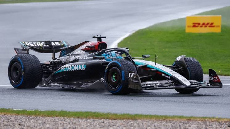 George Russell of Great Britain and Mercedes during practice ahead of the F1 Grand Prix of Netherlands at Circuit Park Zandvoort on August 23, 2024 in Zandvoort, Netherlands. Defodi-704_MTB20240823F1ZandvDag2VrijeTr352650