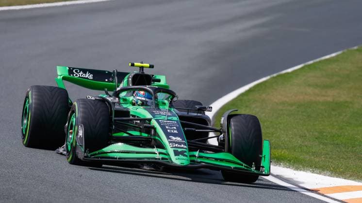 Zhou Guanyu of China and Stake F1 Team Kick Sauber during practice ahead of the F1 Grand Prix of Netherlands at Circuit Park Zandvoort on August 23, 2024 in Zandvoort, Netherlands. Defodi-704_MTB20240823F1ZandvDag2VrijeTr352717