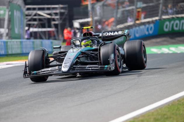 Formel 1 GP Zandvoort Holland. Freitag, 23.08.2024 Lewis Hamilton 44, Mercedes-AMG Petronas F1 Team; Formel 1 GP Zandvoort Holland. Freitag, 23.08.2024 Copyright: xBEAUTIFULxSPORTS Erlhofx