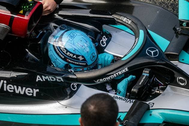 Formel 1 GP Zandvoort Holland. Freitag, 23.08.2024 George Russell 63, Mercedes-AMG Petronas F1 Team; Formel 1 GP Zandvoort Holland. Freitag, 23.08.2024 Copyright: xBEAUTIFULxSPORTS Erlhofx