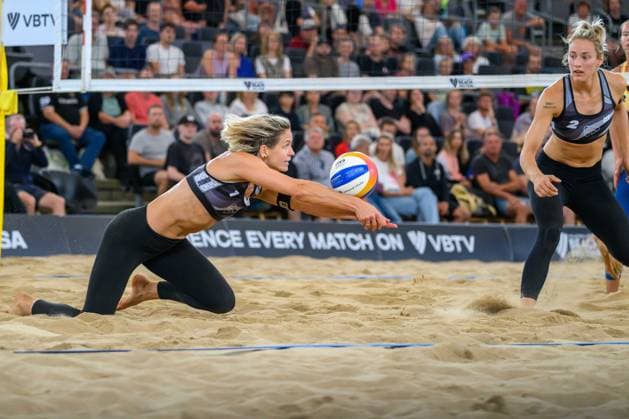 Beach Pro Tour - Elite 16 Hamburg, 23.08.2024 Laura Ludwig (GER); Beach Pro Tour - Elite 16, Hamburg, Stadion Am Rothenbaum am 23.08.2024 Copyright: xBEAUTIFULxSPORTS PeterxWeberx