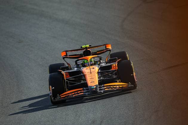 4 Lando Norris (GBR, McLaren Formula 1 Team), F1 Grand Prix of the Netherlands at Circuit Zandvoort on August 23, 2024 in Zandvoort, Netherlands. (Photo by HOCH ZWEI) Zandvoort Netherlands