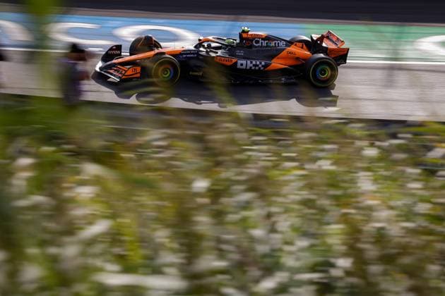 4 Lando Norris (GBR, McLaren Formula 1 Team), F1 Grand Prix of the Netherlands at Circuit Zandvoort on August 23, 2024 in Zandvoort, Netherlands. (Photo by HOCH ZWEI) Zandvoort Netherlands