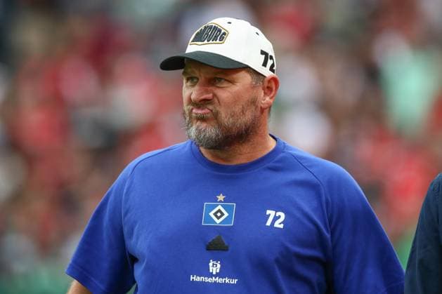 23.08.2024, xtgx, Fussball - 2.Bundesliga, Hannover 96 - Hamburger SV emspor, v.l. Steffen Baumgart (HSV, Trainer) (DFL DFB REGULATIONS PROHIBIT ANY USE OF PHOTOGRAPHS as IMAGE SEQUENCES and or QUASI-VIDEO) Hannover