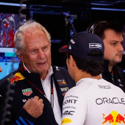 Dr. Helmut Marko and Oracle Red Bull Racing and Sergio Perez of Mexico and Oracle Red Bull Racing during practice ahead of the F1 Grand Prix of Netherlands at Circuit Park Zandvoort on August 23, 2024 in Zandvoort, Netherlands. Defodi-704_MTB20240823F1ZandvDag2VrijeTr352912