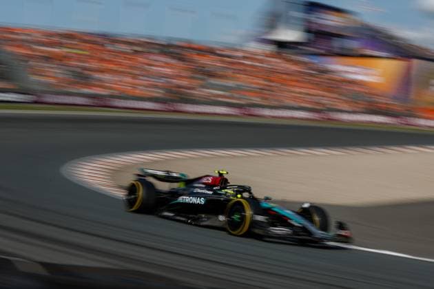 44 Lewis Hamilton (GBR, Mercedes-AMG Petronas F1 Team), F1 Grand Prix of the Netherlands at Circuit Zandvoort on August 23, 2024 in Zandvoort, Netherlands. (Photo by HOCH ZWEI) Zandvoort Netherlands