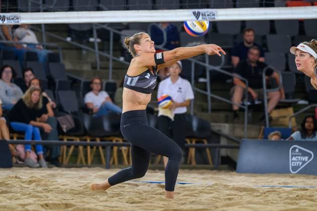 Beach Pro Tour - Elite 16 Hamburg, 23.08.2024 Cinja Tillmann (GER); Beach Pro Tour - Elite 16, Hamburg, Stadion Am Rothenbaum am 23.08.2024 Copyright: xBEAUTIFULxSPORTS PeterxWeberx