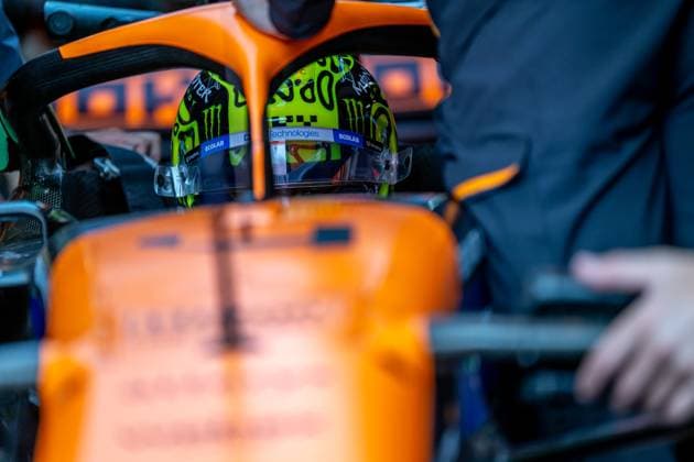 ZANDVOORT, NETHERLANDS: Lando Norris, racing for the McLaren F1 team during the 2024 Formula 1 Dutch Grand Prix at the Circuit Zandvoort in Zandvoort, Netherlands