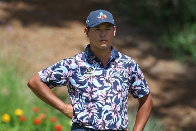 CASTLE ROCK, CO - AUGUST 23: Si Woo Kim during the second round of the BMW Championship on August 23, 2024 at Castle Pines Golf Club in Castle Rock, CO. (Photo by Scott Winters Icon Sportswire) GOLF: AUG 23 PGA, Golf Herren FedExCup Playoffs - BMW Championship EDITORIAL USE ONLY Icon2408231100