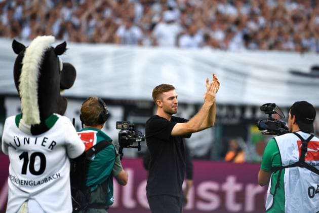 Bilder des Jahres 2024, Sport 08 August Sport Themen der Woche KW34 Christoph Kramer wurde vor dem Spiel offiziell verabschiedet 23.08.2024, Fussball 1. Bundesliga, 1. Spieltag, Saison 2024 2025 Borussia Mönchengladbach - Bayer 04 Leverkusen 2:3 Moenchengladbach Borussia Park Nordrhein Westfalen Deutschland *** Christoph Kramer was officially bid farewell before the match 23 08 2024, Football 1 Bundesliga, 1 Matchday, Season 2024 2025 Borussia Mönchengladbach Bayer 04 Leverkusen 2 3 Moenchengladbach Borussia Park Nordrhein Westfalen Germany Team2