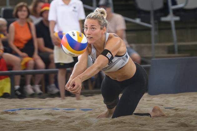 Beach Pro Tour - Elite 16 Hamburg, 24.08.2024 Louisa Lippmann (GER); Beach Pro Tour - Elite 16, Hamburg, Stadion Am Rothenbaum am 24.08.2024 Copyright: xBEAUTIFULxSPORTS PeterxWeberx