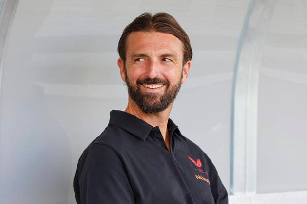 Geschaeftsfuehrer Thomas Hengen (1. FC Kaiserslautern) lacht, 2. Bundesliga, Preußen Münster vs 1. FC Kaiserslautern, Preußenstadion am 24. August 2024 in Münster, Deutschland. (Foto von Marco Steinbrenner DeFodi Images) Geschaeftsfuehrer Thomas Hengen (1. FC Kaiserslautern) smiles, 2. Bundesliga, Preußen Münster vs 1. FC Kaiserslautern, Preußenstadion, August 24, 2024 in Münster, Germany. (Photo by Marco Steinbrenner DeFodi Images) DFB DFL REGULATIONS PROHIBIT ANY USE OF PHOTOGRAPHS AS IMAGE SEQUENCES AND OR QUASI-VIDEO. Defodi-700_scp_fcK_20240824_015