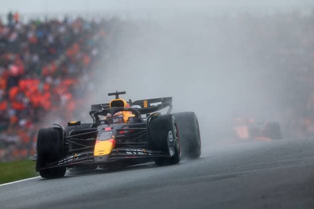 1 Max Verstappen (NLD, Oracle Red Bull Racing), F1 Grand Prix of the Netherlands at Circuit Zandvoort on August 24, 2024 in Zandvoort, Netherlands. (Photo by HOCH ZWEI) Zandvoort Netherlands