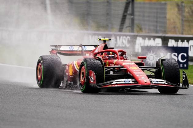 2024-08-24 F1 - Heineken Dutch GP - Free Practice 3 ZANDVOORT, NETHERLANDS - AUGUST 24: Carlos Sainz of Ferrari competing in the Free Practice 3 during F1 - Heineken Dutch GP on August 24, 2024 in Zandvoort, Netherlands. Zandvoort Netherlands Content not available for redistribution in The Netherlands directly or indirectly through any third parties. Copyright: xAndrexWeeningx