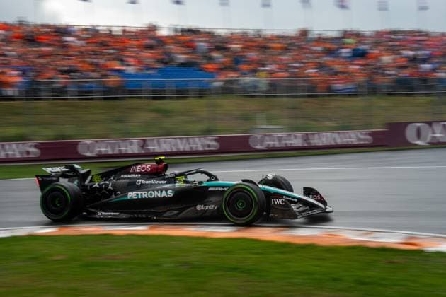Formel 1 GP Zandvoort Holland. Samstag, 24.08.2024 Lewis Hamilton 44, Mercedes-AMG Petronas F1 Team; Formel 1 GP Zandvoort Holland. Samstag, 24.08.2024 Copyright: xBEAUTIFULxSPORTS Erlhofx