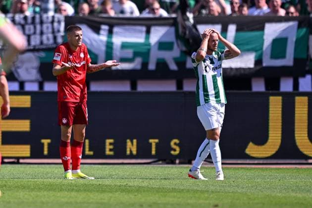 24.08.2024, Fussball, 2. Bundesliga, 3. Spieltag Saison 2024 2025, Preußen Münster - 1. FC Kaiserslautern, Erik Wekesser (1. FC Kaiserslautern), xRHR-FOTO TKx