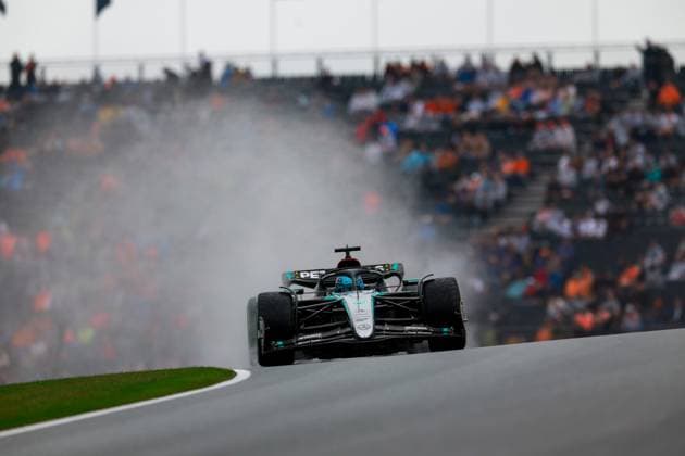 63 George Russell (GBR, Mercedes-AMG Petronas F1 Team), F1 Grand Prix of the Netherlands at Circuit Zandvoort on August 24, 2024 in Zandvoort, Netherlands. (Photo by HOCH ZWEI) Zandvoort Netherlands