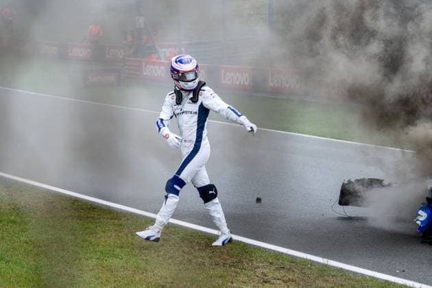 Formel 1 GP Zandvoort Holland. Samstag, 24.08.2024 Logan Sargeant 2, Williams Racing crash in FP3; Formel 1 GP Zandvoort Holland. Samstag, 24.08.2024 Copyright: xBEAUTIFULxSPORTS Erlhofx
