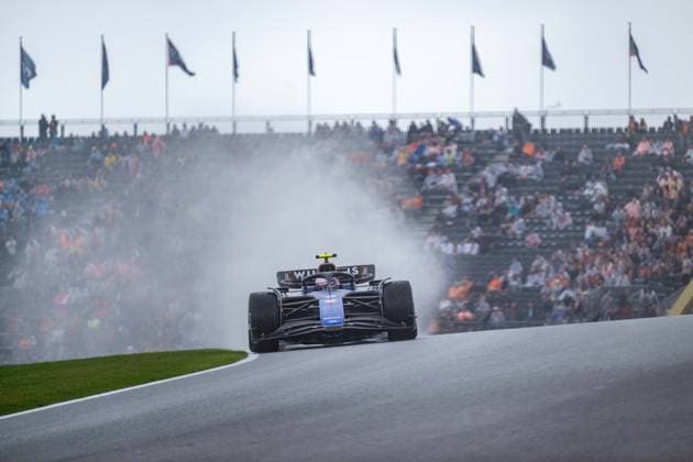 Formel 1 GP Zandvoort Holland. Samstag, 24.08.2024 Logan Sargeant 2, Williams Racing crash in FP3; Formel 1 GP Zandvoort Holland. Samstag, 24.08.2024 Copyright: xBEAUTIFULxSPORTS Erlhofx