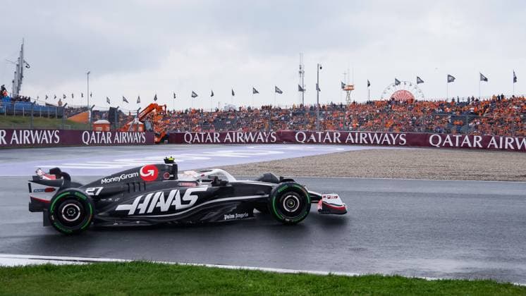 Nico Hulkenberg of Haas F1 during free practice ahead of the F1 Grand Prix of Netherlands at Circuit Park Zandvoort on August 24, 2024 in Zandvoort, Netherlands. Defodi-704_MTB20240824F1ZandvDag3VrijeTr353316