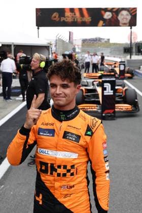 F1 Grand Prix Of The Netherlands 2024 Qualifying Lando Norris of McLaren after qualifying ahead of the Formula 1 Grand Prix of The Netherlands at Circuit Zandvoort in Zandvoort, Netherlands on August 24, 2024. Zandvoort Netherlands  Copyright: xJakubxPorzyckix originalFilename:porzycki-f1grandp240824_npbLN.jpg