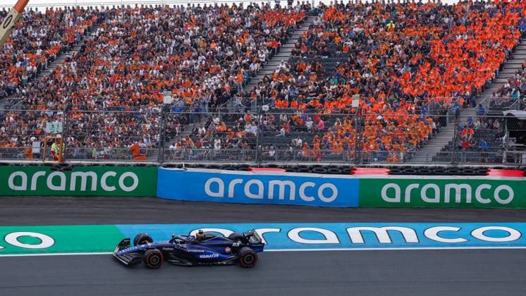 Alexander Albon of Williams Racing during qualifying ahead of the F1 Grand Prix of Netherlands at Circuit Park Zandvoort on August 24, 2024 in Zandvoort, Netherlands. Defodi-704_MTB20240824F1ZandvDag3Vqualificatie353368