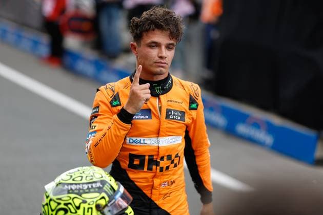 4 Lando Norris (GBR, McLaren Formula 1 Team), F1 Grand Prix of the Netherlands at Circuit Zandvoort on August 24, 2024 in Zandvoort, Netherlands. (Photo by HOCH ZWEI) Zandvoort Netherlands