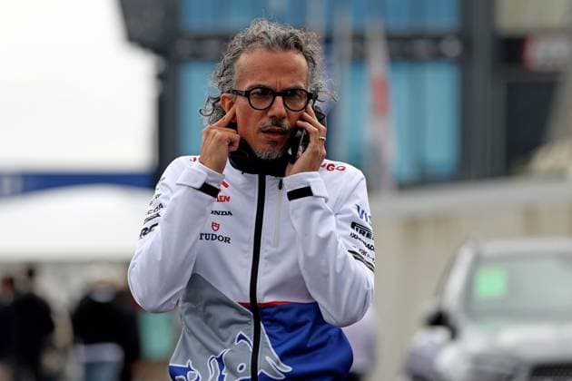 24.08.2024, xsvx, Motorsport FIA Formel 1, Großer Preis der Niederlande 2024 emspor, v.l. Laurent Mekies Motorsportingenieur und Teamchef des (Visa Cash App RB) Racing Bulls Teams (FIA REGULATIONS PROHIBIT ANY USE OF PHOTOGRAPHS as IMAGE SEQUENCES and or QUASI-VIDEO) Zandvoort