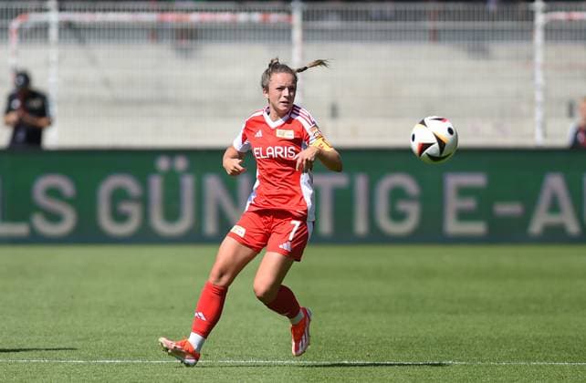 Fussball, Frauen, Saison 2024 2025, 2. Frauen-Bundesliga (1. Spieltag), 1. FC Union Berlin - Hamburger SV, Lisa Heiseler (1. Frauen, 1. FC Union), 24.08. 2024, Copyright: xStefaniexFiebrig MatthiasxKochx