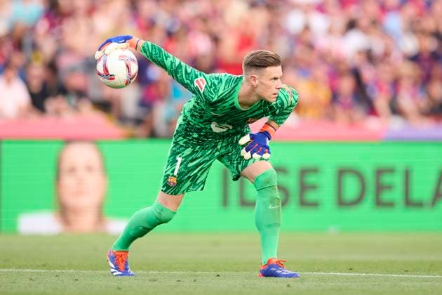FC Barcelona, Barca v Athletic Club - LaLiga EA Sports Marc Andre ter Stegen of FC Barcelona in action during the LaLiga EA Sports match between FC Barcelona and Athletic Club at Estadi Olimpic Lluis Companys on August 24, 2024, in Barcelona, Spain. Barcelona Estadi Olimpic Lluis Companys Catalunya Spain RL_FCBvATH_000115 Copyright: xRicardoxLarreinax