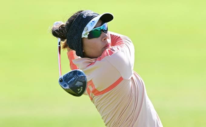 Jeeno Thitikul on the 2nd Tee AIG Women s Open, Day Three, Golf, St. Andrews, Scotland, UK - 24 Aug 2024  Copyright: xGreigxCowie Shutterstockx 14655900bb