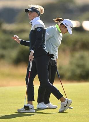 Louise Rydqvist on the 4th Green AIG Women s Open, Day Three, Golf, St. Andrews, Scotland, UK - 24 Aug 2024  Copyright: xGreigxCowie Shutterstockx 14655900co