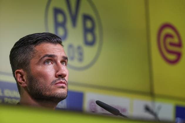 Sport Themen der Woche KW34 Sport Bilder des Tages 1. Bundesliga - Borussia Dortmund - Eintracht Frankfurt am 24.08.2024 im Signal Iduna Park in Dortmund Trainer Nuri Sahin (Dortmund) bei der Pressekonferenz DK *** 1 Bundesliga Borussia Dortmund Eintracht Frankfurt on 24 08 2024 at Signal Iduna Park in Dortmund Coach Nuri Sahin Dortmund at the press conference DK MH