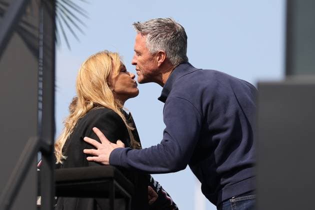 Sport Themen der Woche KW34 25.08.2024, xsvx, Motorsport FIA Formel 1, Großer Preis der Niederlande 2024 emspor, v.l. Corinna Schumacher und Ralf Schumacher (FIA REGULATIONS PROHIBIT ANY USE OF PHOTOGRAPHS as IMAGE SEQUENCES and or QUASI-VIDEO) Zandvoort *** 25 08 2024, xsvx, Motorsport FIA Formula 1, Grand Prix of the Netherlands 2024 emspor, v l Corinna Schumacher and Ralf Schumacher FIA REGULATIONS PROHIBIT ANY USE OF PHOTOGRAPHS as IMAGE SEQUENCES and or QUASI VIDEO Zandvoort
