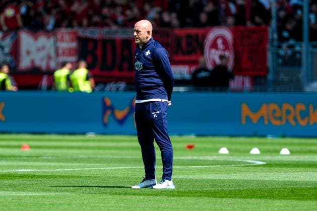 Torsten Lieberknecht (SV Darmstadt 98, Trainer) vor dem Spiel, GER, SV Darmstadt 98 vs. 1. FC Nuernberg, Fussball, 2. Bundesliga, 3. Spieltag, Spielzeit 2024 2025, 25.08.2024. DFL REGULATIONS PROHIBIT ANY USE OF PHOTOGRAPHS as IMAGE SEQUENCES and or QUASI-VIDEO GER, SV Darmstadt 98 vs. 1. FC Nuernberg, Fussball, 2. Bundesliga, 3. Spieltag, Spielzeit 2024 2025, 25.08.2024. Darmstadt